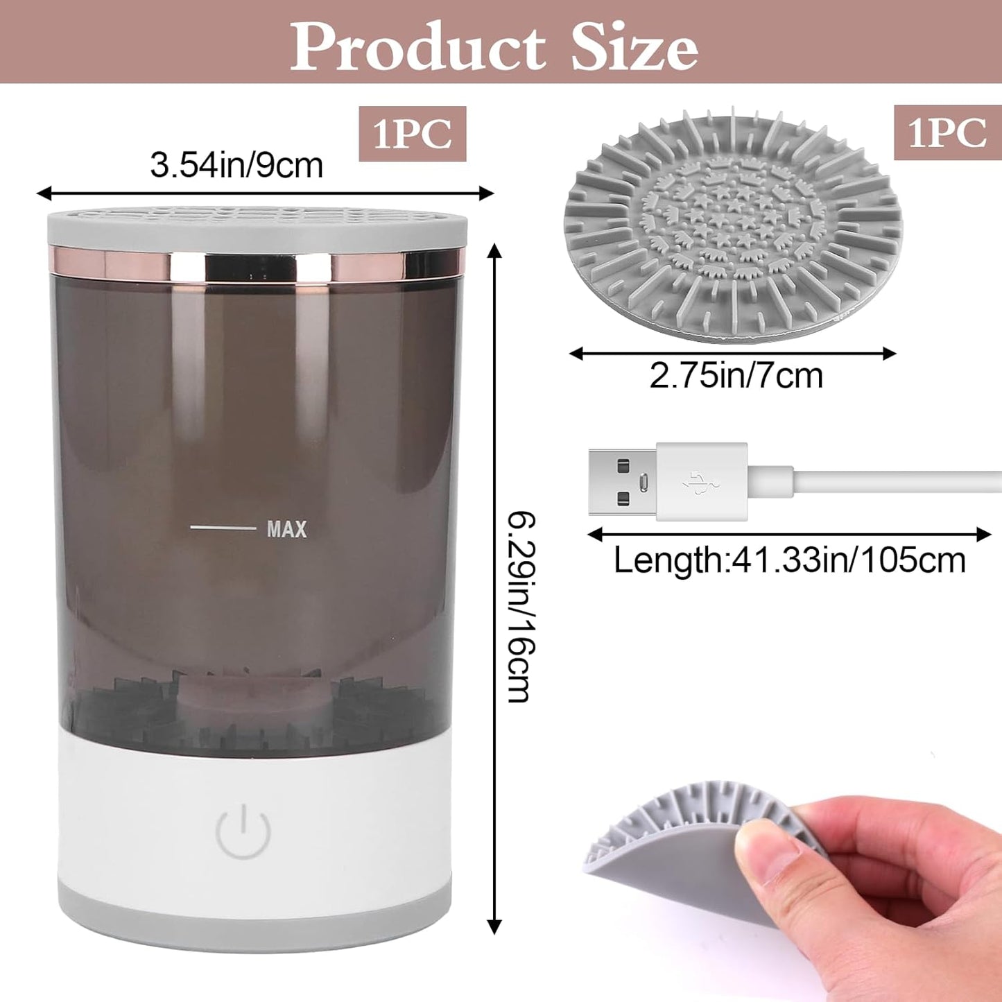 Electric Makeup Brush Cleaner