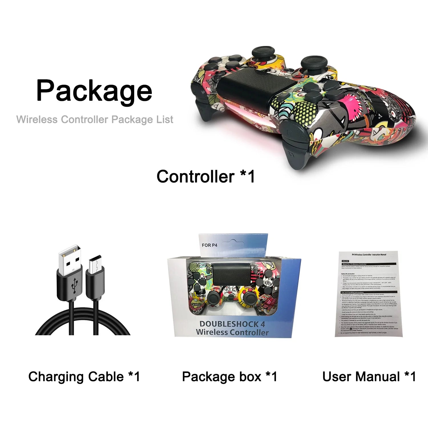 Wireless PS4 Controller