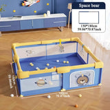 Portable Play pen Fence Gate Wall Fence Barrier
