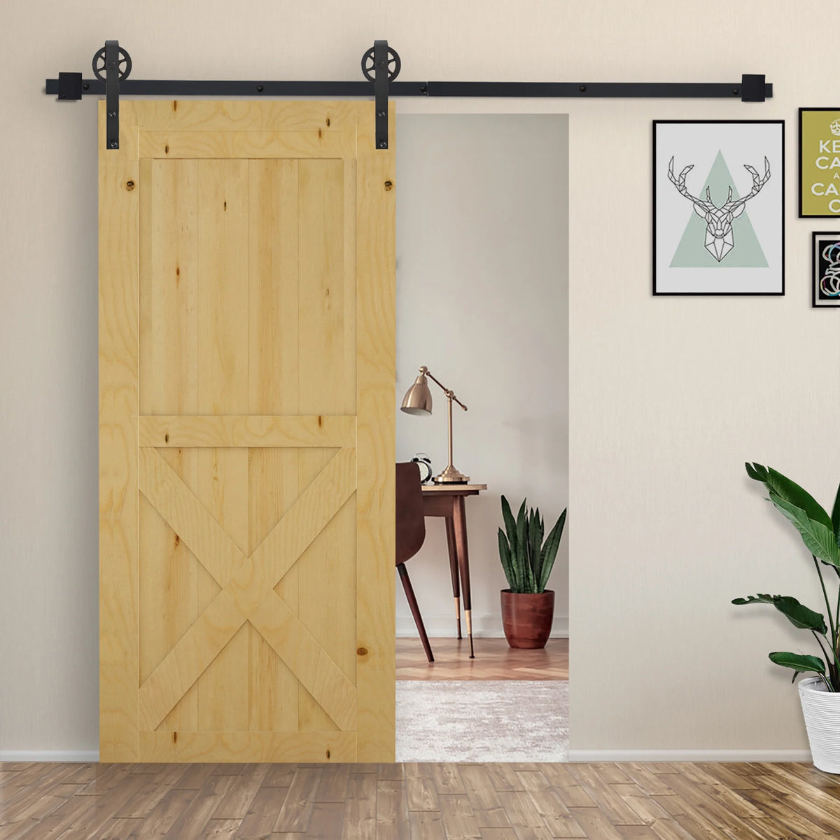 2m Barn Door Hardware Kit