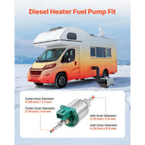 Diesel Heater Fuel Pump 12V Diesel Heater Fuel Pump for 1–5KW Parking Units
