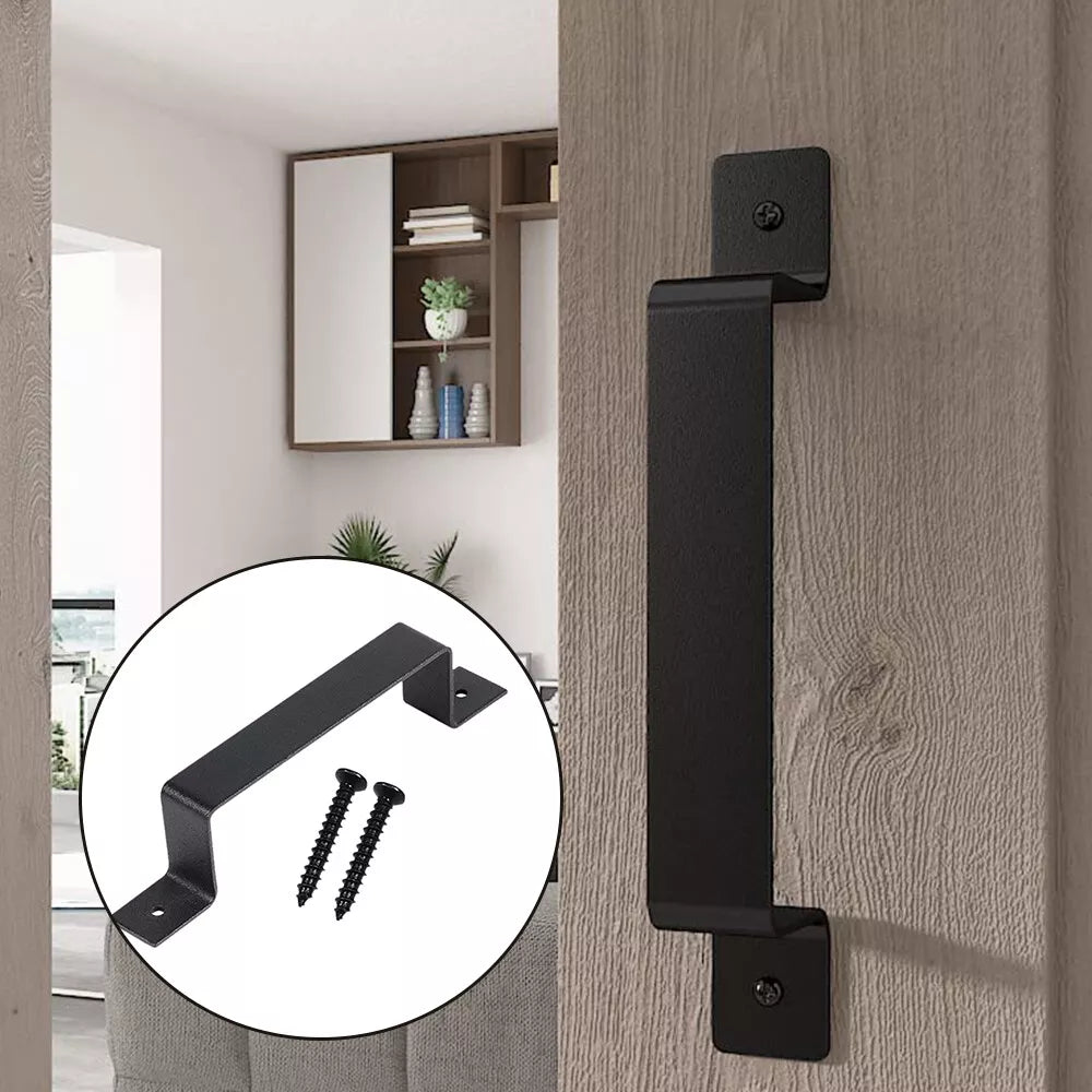Barn Door Handle Black