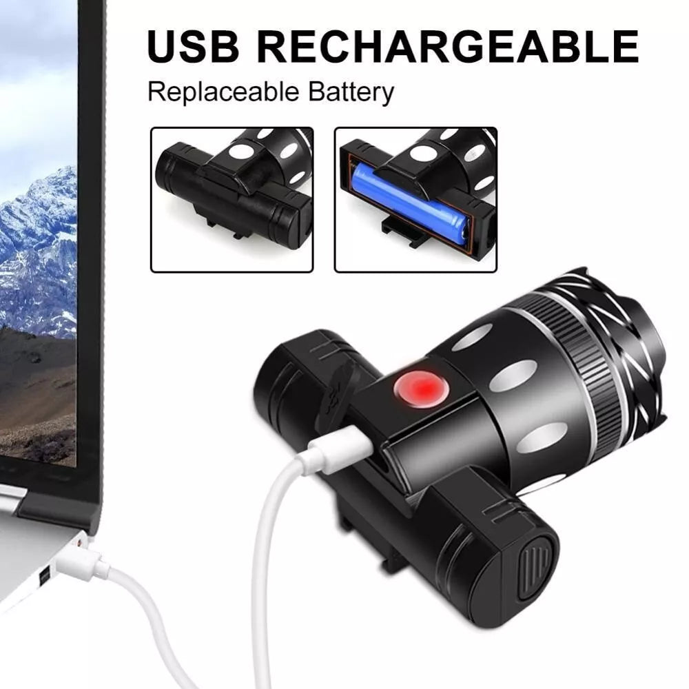 LED Bike Light USB Rechargeable Waterproof