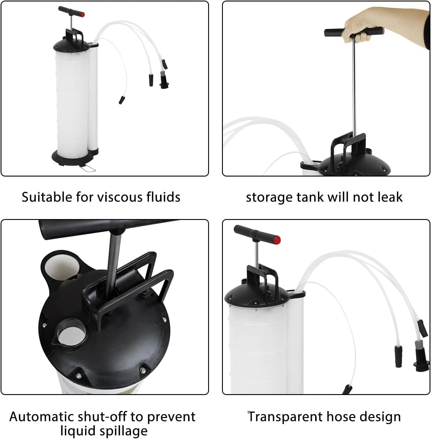 7L Manual Waste Oil Fluid Extractor Pump Oil & Fluid Change Tool