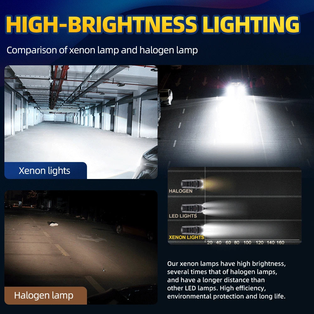 D4C D4S D4R Xenon HID Car Headlight Bulbs 6000k Pair