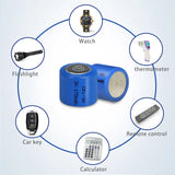 2PCS CR1/3N Lithium Battery 2L76, K58L, DL1/3N, 5018LC, CR11108, CR1/3N, CR13N