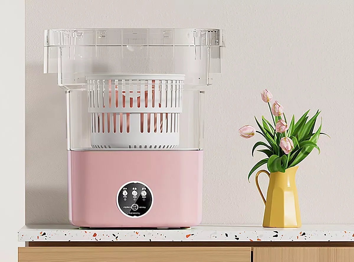 8L Foldable Washing Machine Mini Underwear Laundry Machine