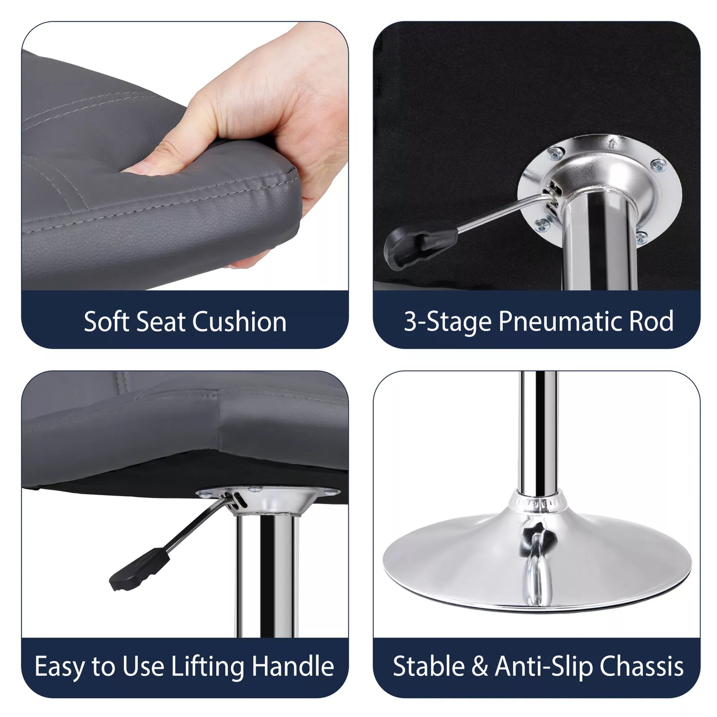 Bar Stool Height Adjustable Bar Stool