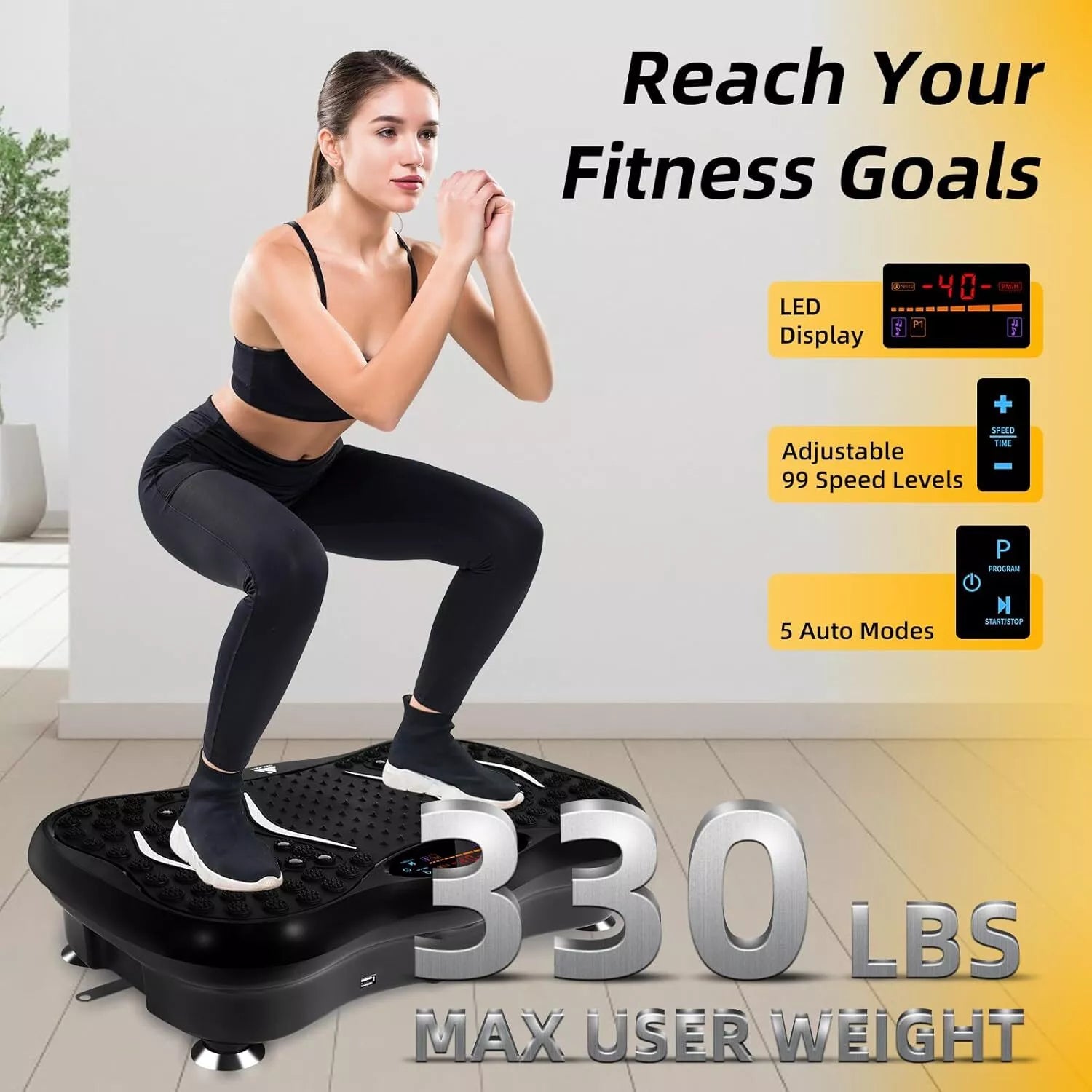 Vibration Platform Plate Home Exercise Machines