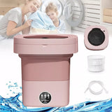 8L Foldable Washing Machine Mini Underwear Laundry Machine