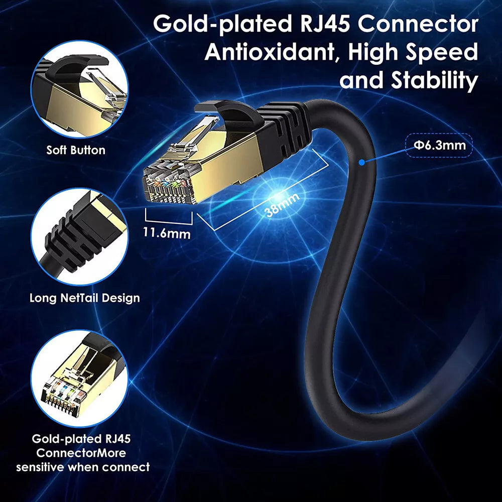 LAN Cable CAT 7 Ethernet Cable 2 Meter