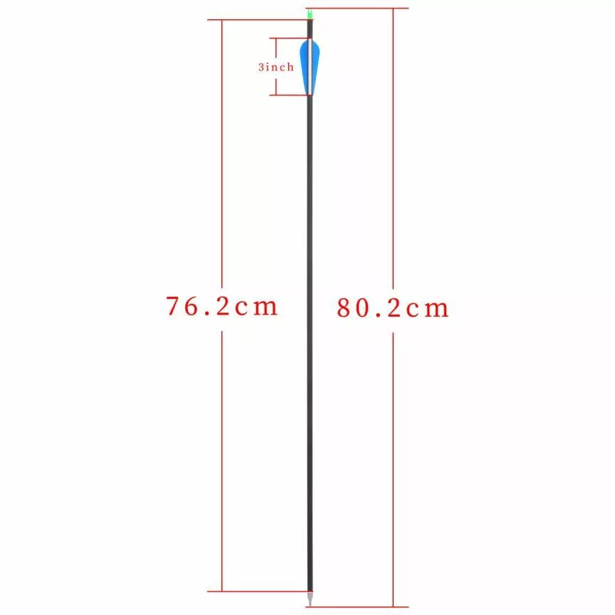 Fiberglass Hunting & Target Archery Arrows (12 Arrows)