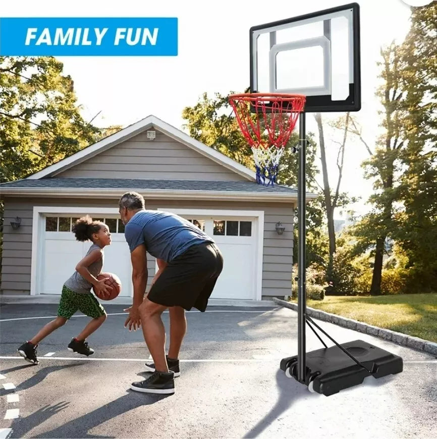 Portable Basketball Hoop Stand – 2.1m Adjustable Height