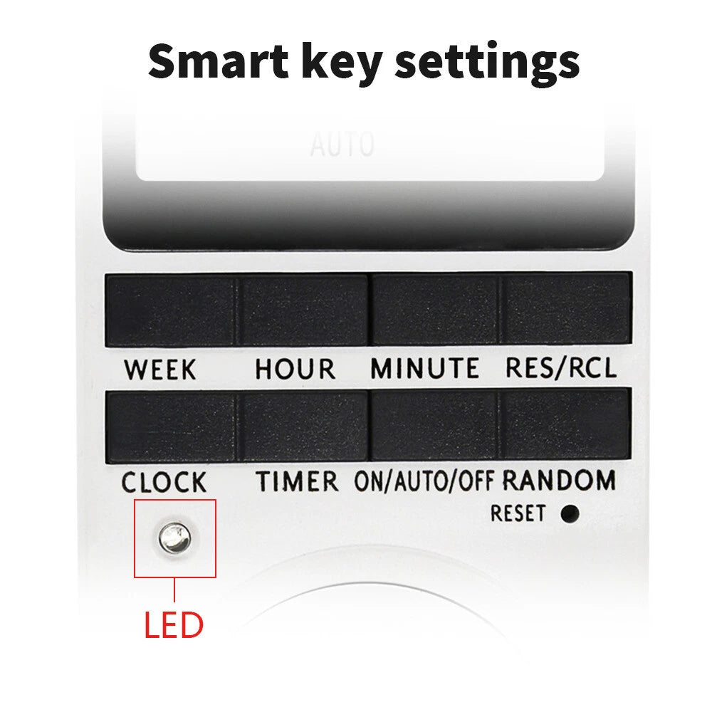 Mains Timer Electricity Plug Power Point