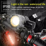 LED Bike Light USB Rechargeable Waterproof
