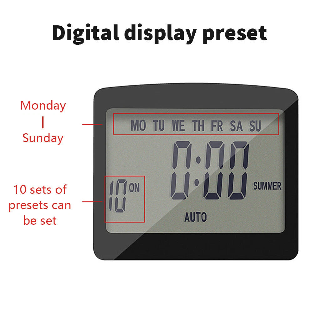 Mains Timer Electricity Plug Power Point