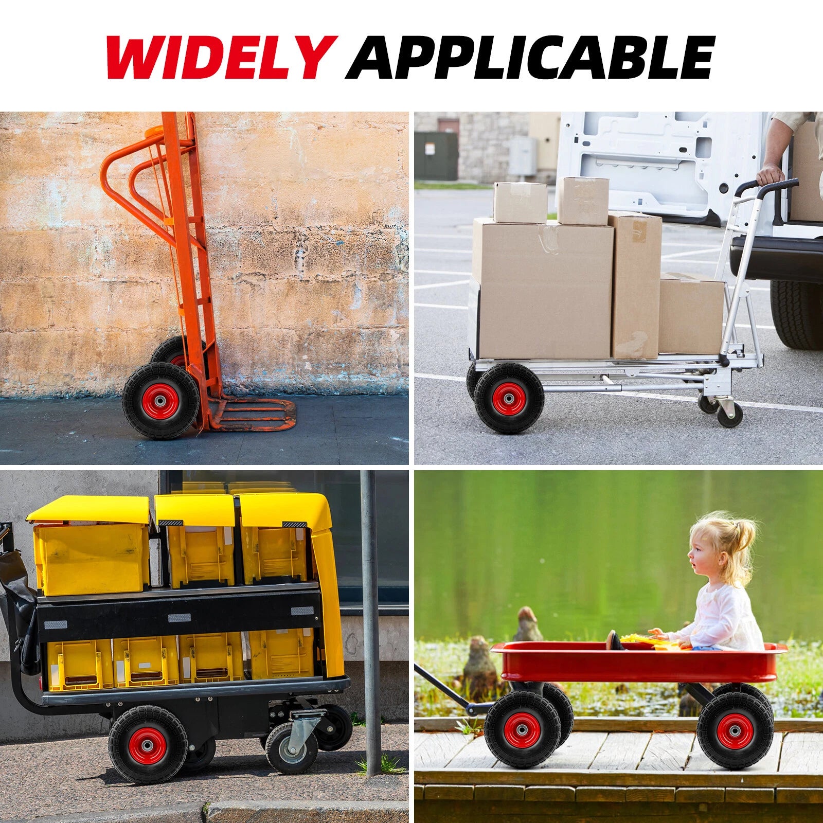 Wheel Barrow / Trolley / Go Cart Wheels