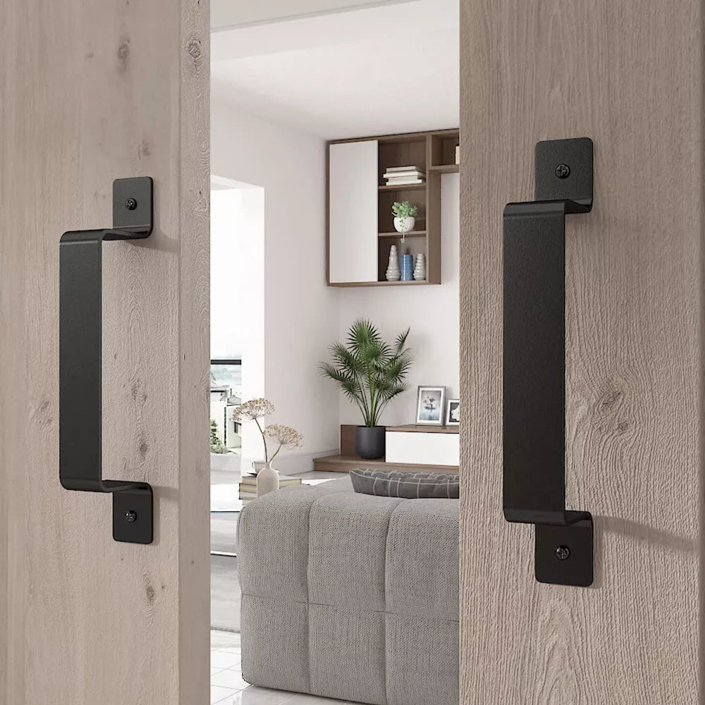 Barn Door Handle Black
