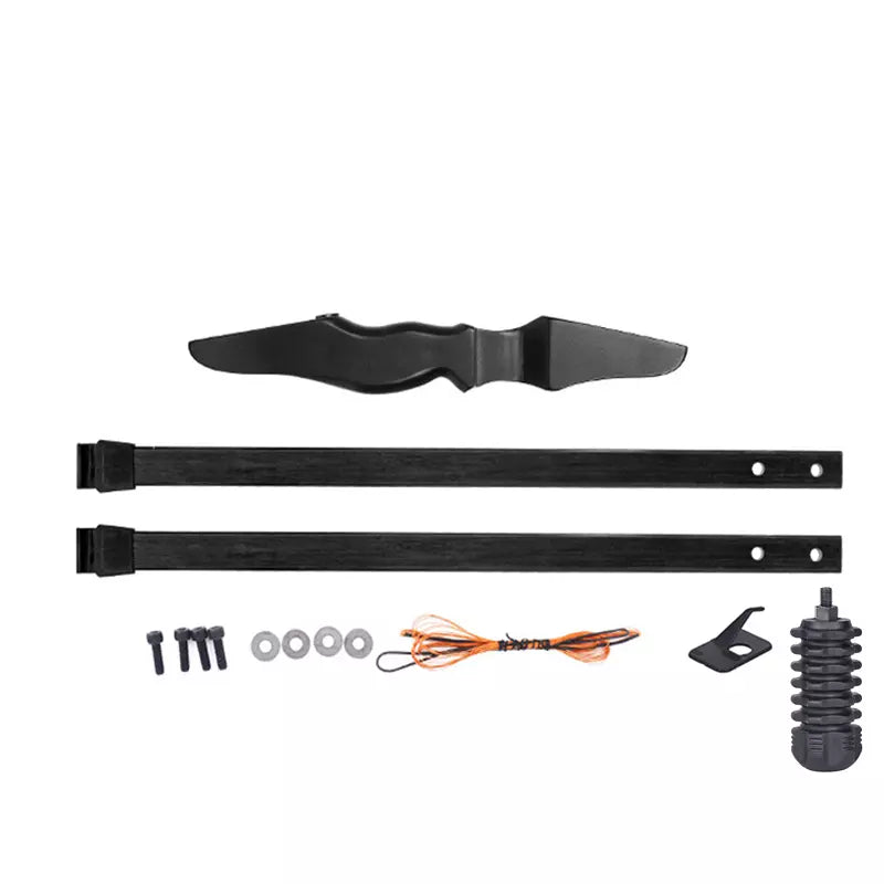 30lbs Archery Military Grade Hunting Recurve Bow (Black)