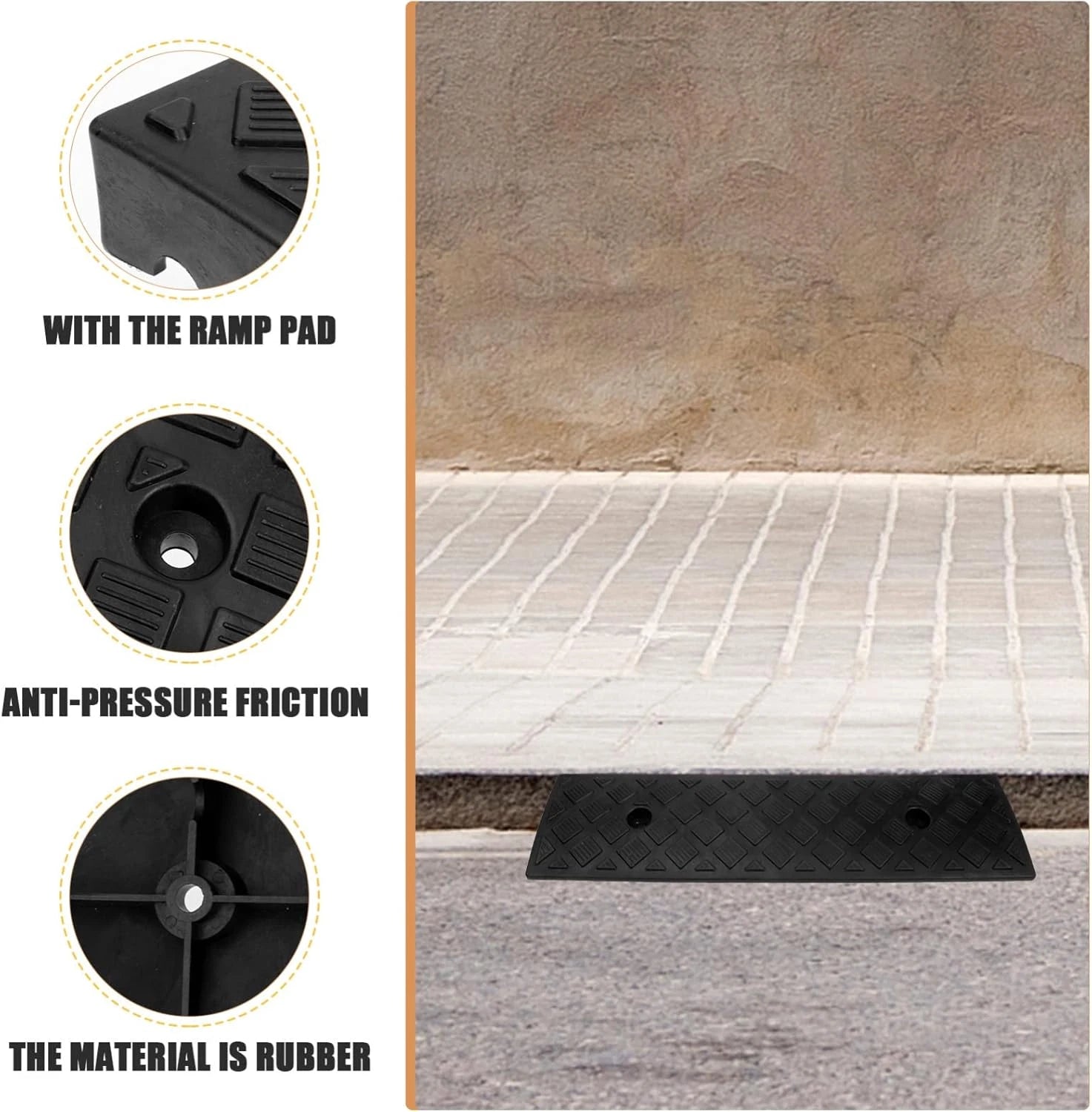 Portable Curb Ramp Car Ramp