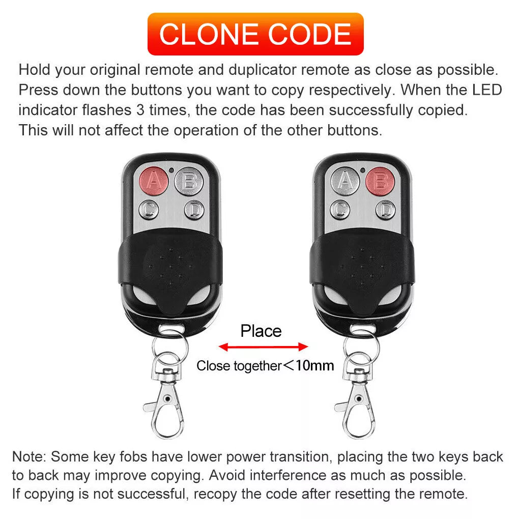 Garage Door Remote Replacement