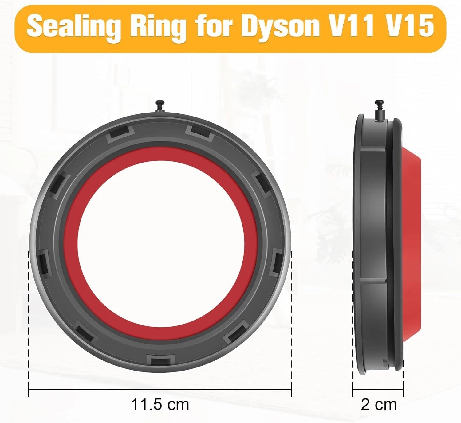 Replacement for Dyson Dust Bin Top Fixed Sealing Ring