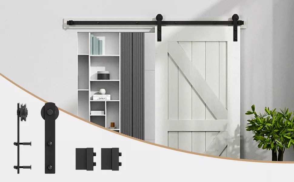 1.5m Sliding Barn Door Hardware Kit