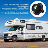 RV City Water Inlet with Check Valve (Black)