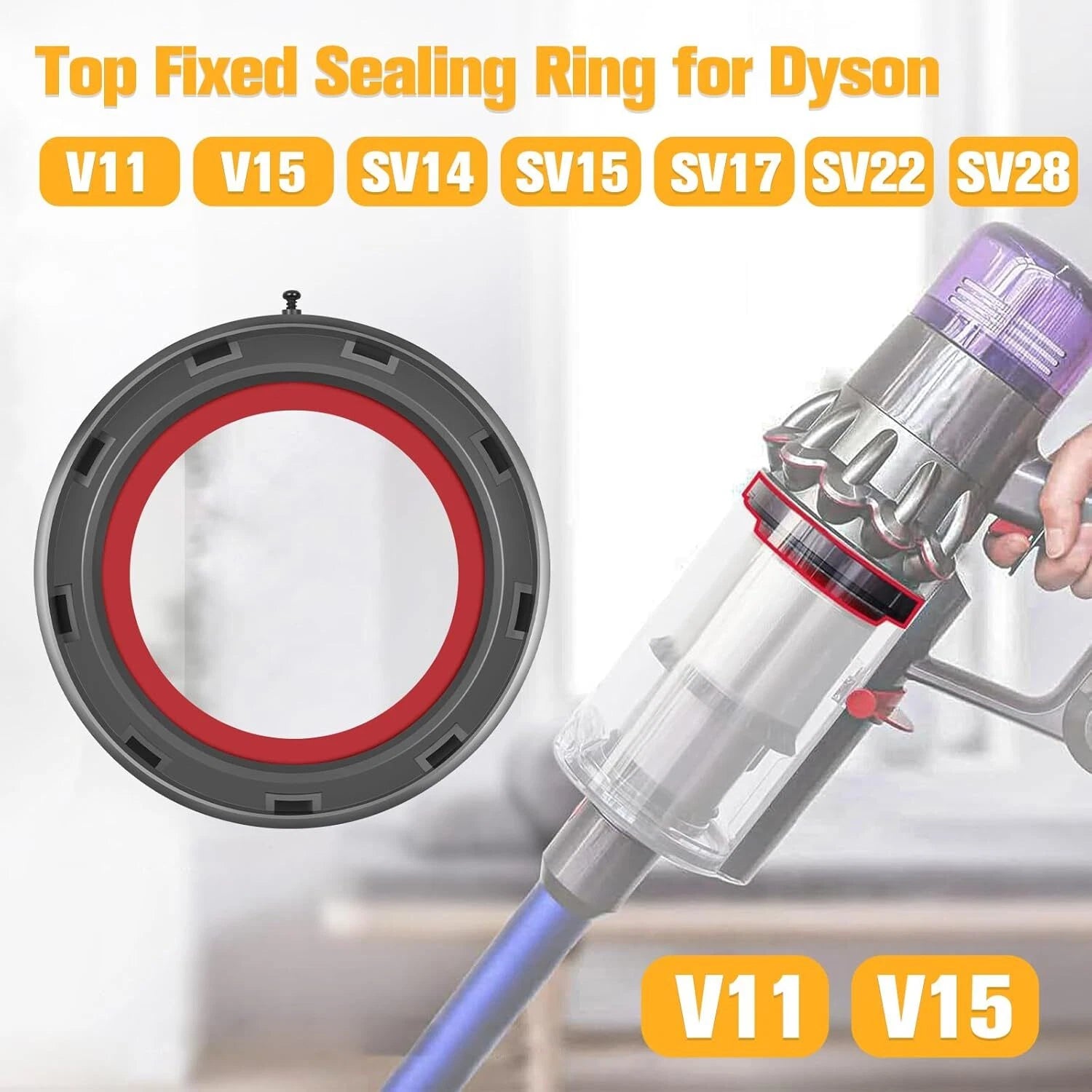 Replacement for Dyson Dust Bin Top Fixed Sealing Ring