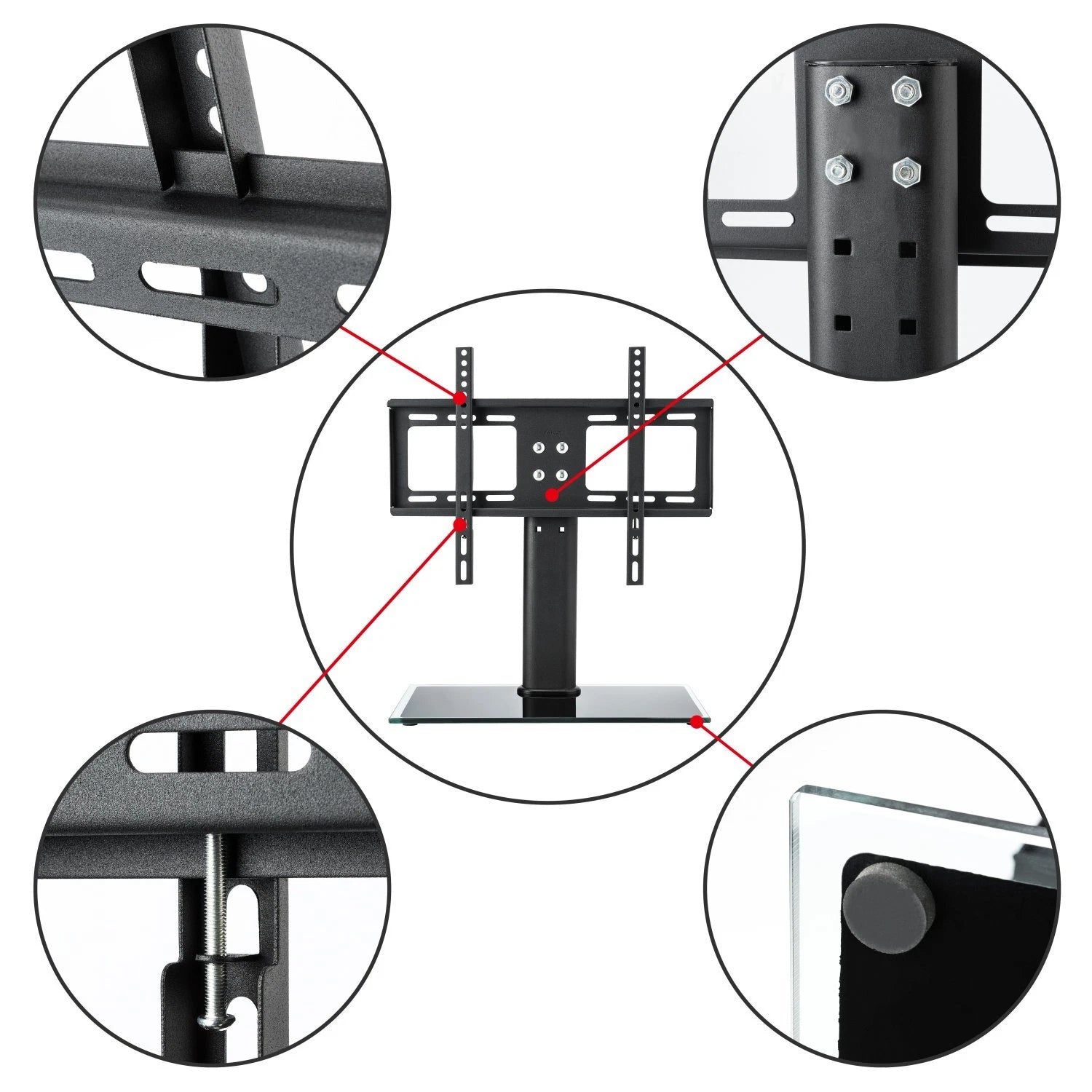 Universal TV Stand Table Top TV Stand