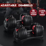 Adjustable dumbbells 48Kg