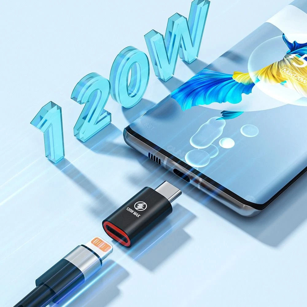 120W Apple Lightning to USB-C Adapter