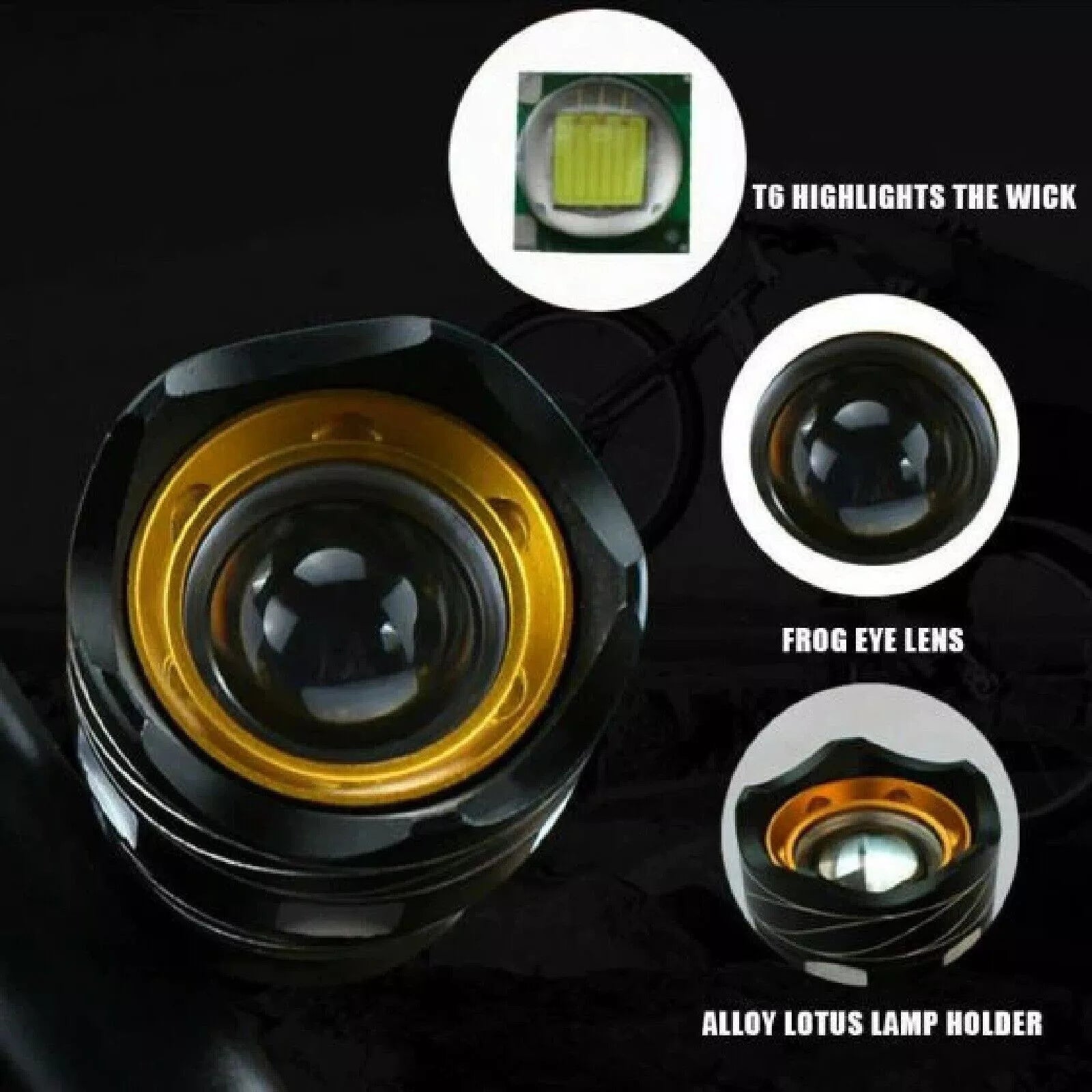 LED Bike Light USB Rechargeable Waterproof