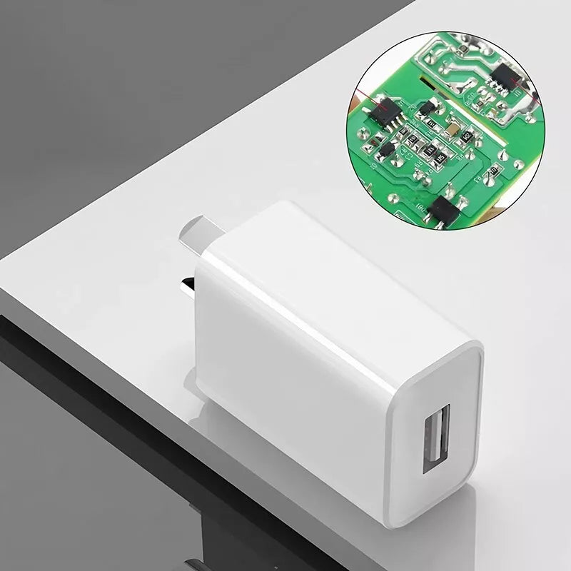 5V 2A Universal Wall Charger Adapter (White)