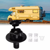 RV City Water Inlet with Check Valve (Black)
