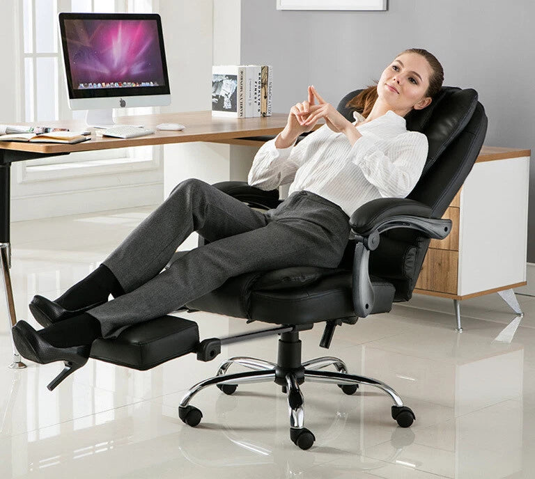 Office Chair Leather Chair Executive Gaming Chair with Massager