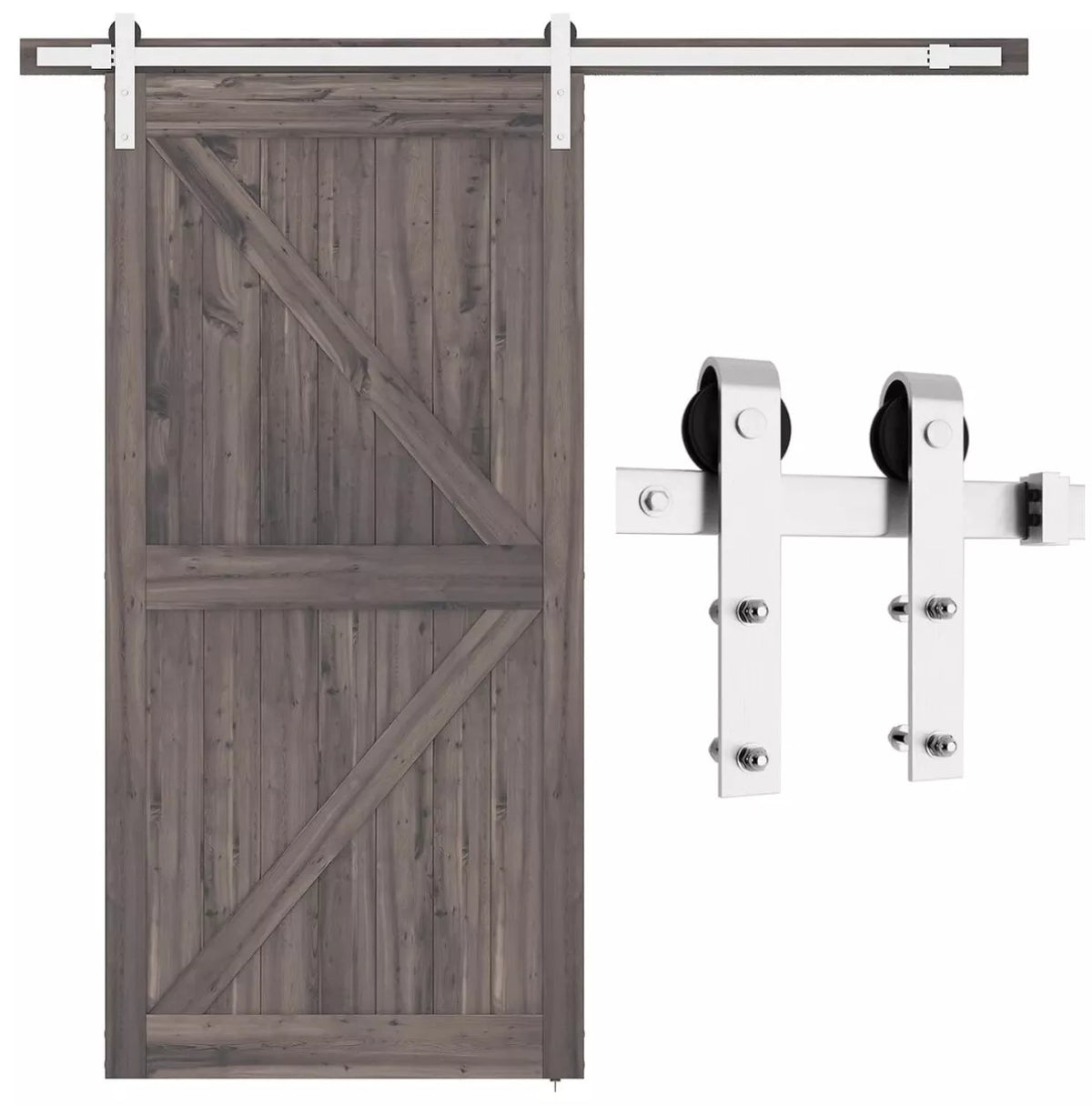 1.83M Barn Door Hardware