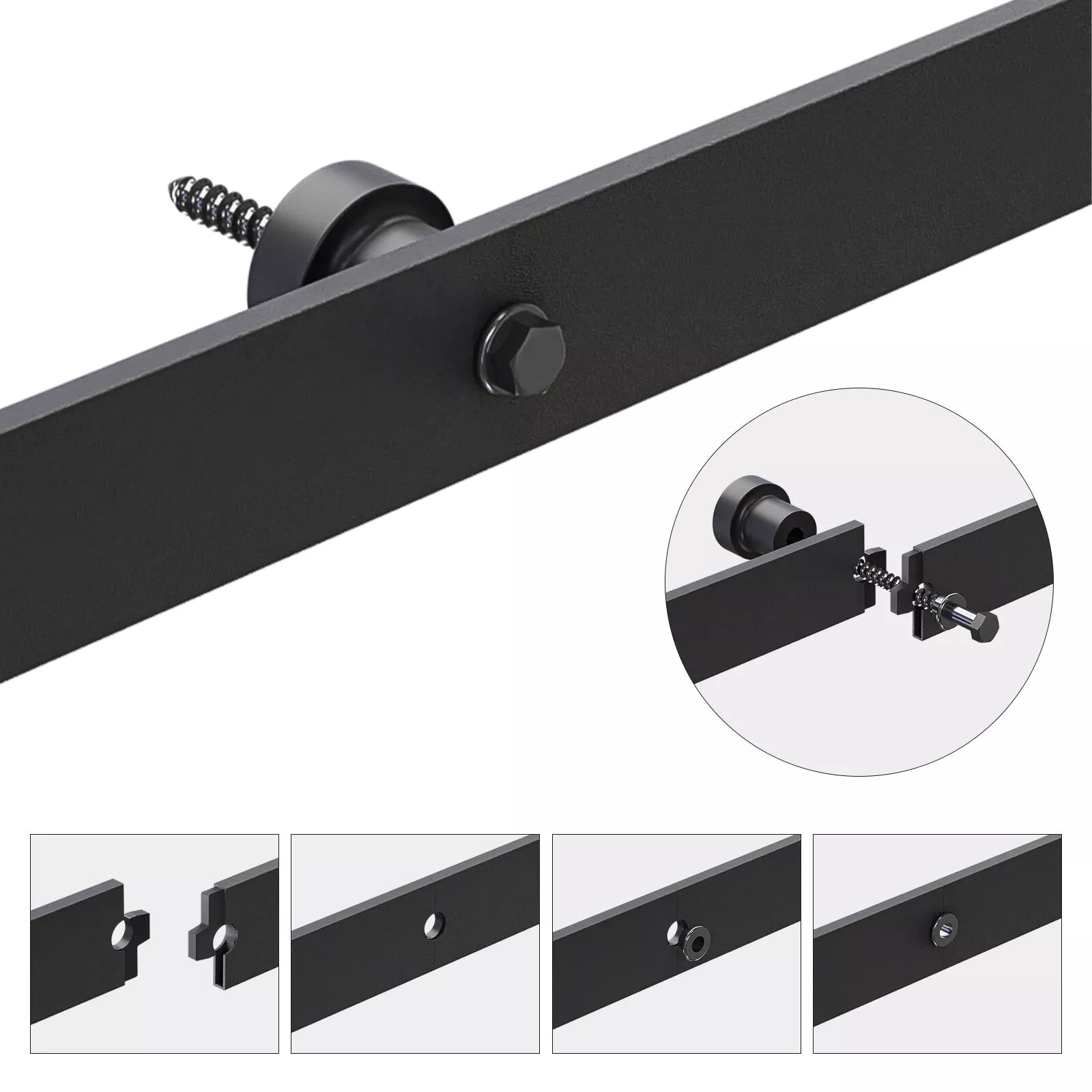 1.5m Sliding Barn Door Hardware Kit