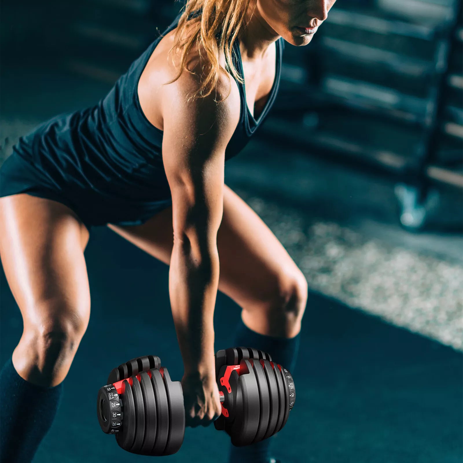 Adjustable Dumbbells 24Kg