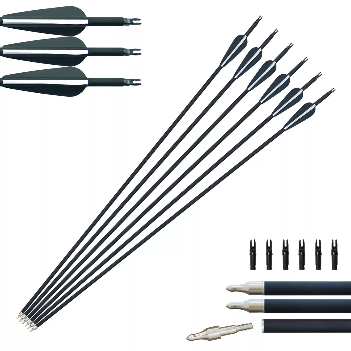 Hunting Archery Arrows (6 Arrows)