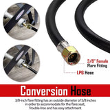 High Pressure Propane Regulator Hose Gauge