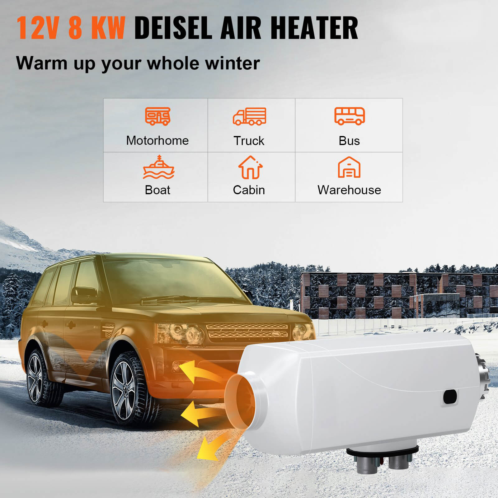 Diesel Air Heater With Controller