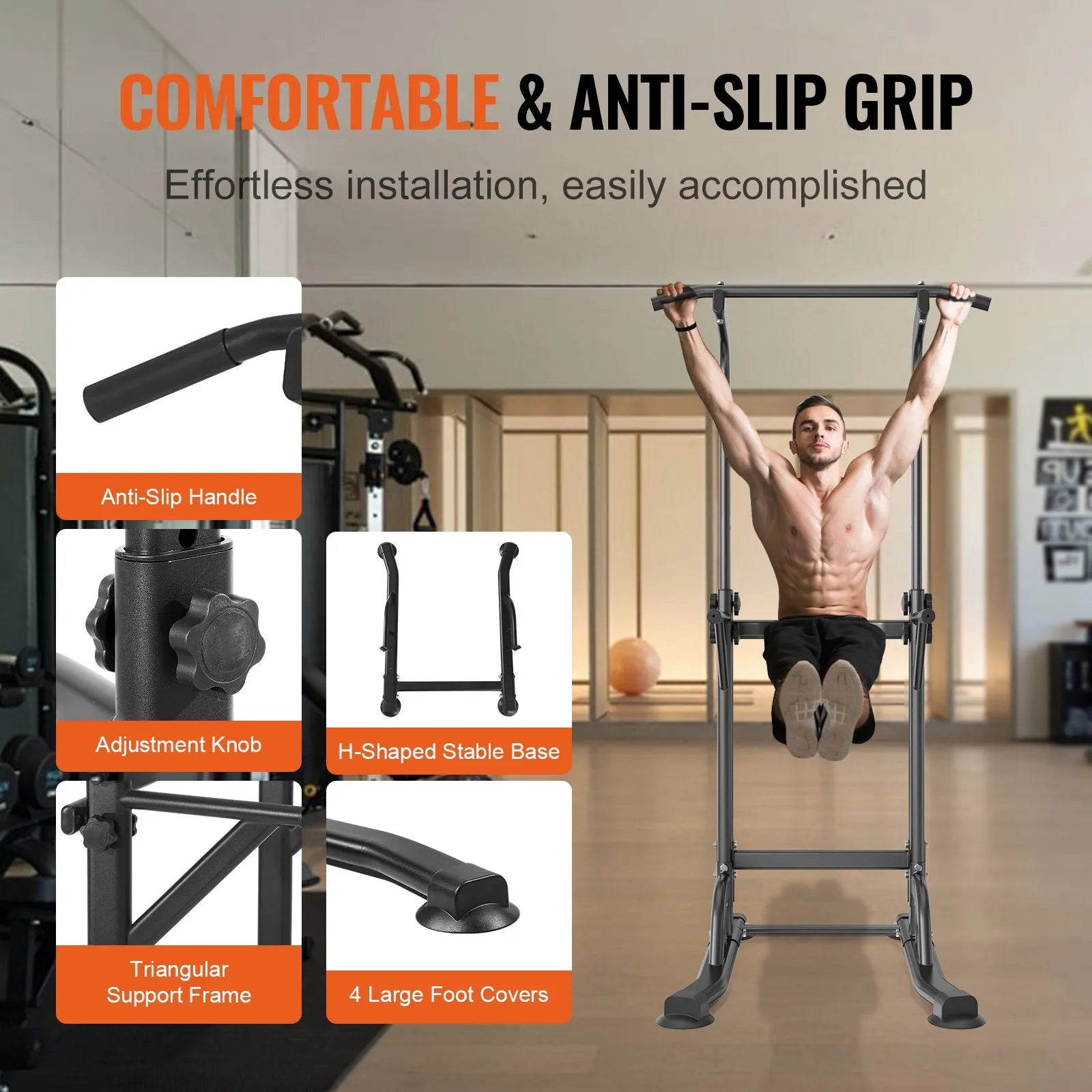 Adjustable Chin Up Pull Up Chin Up Station Workout