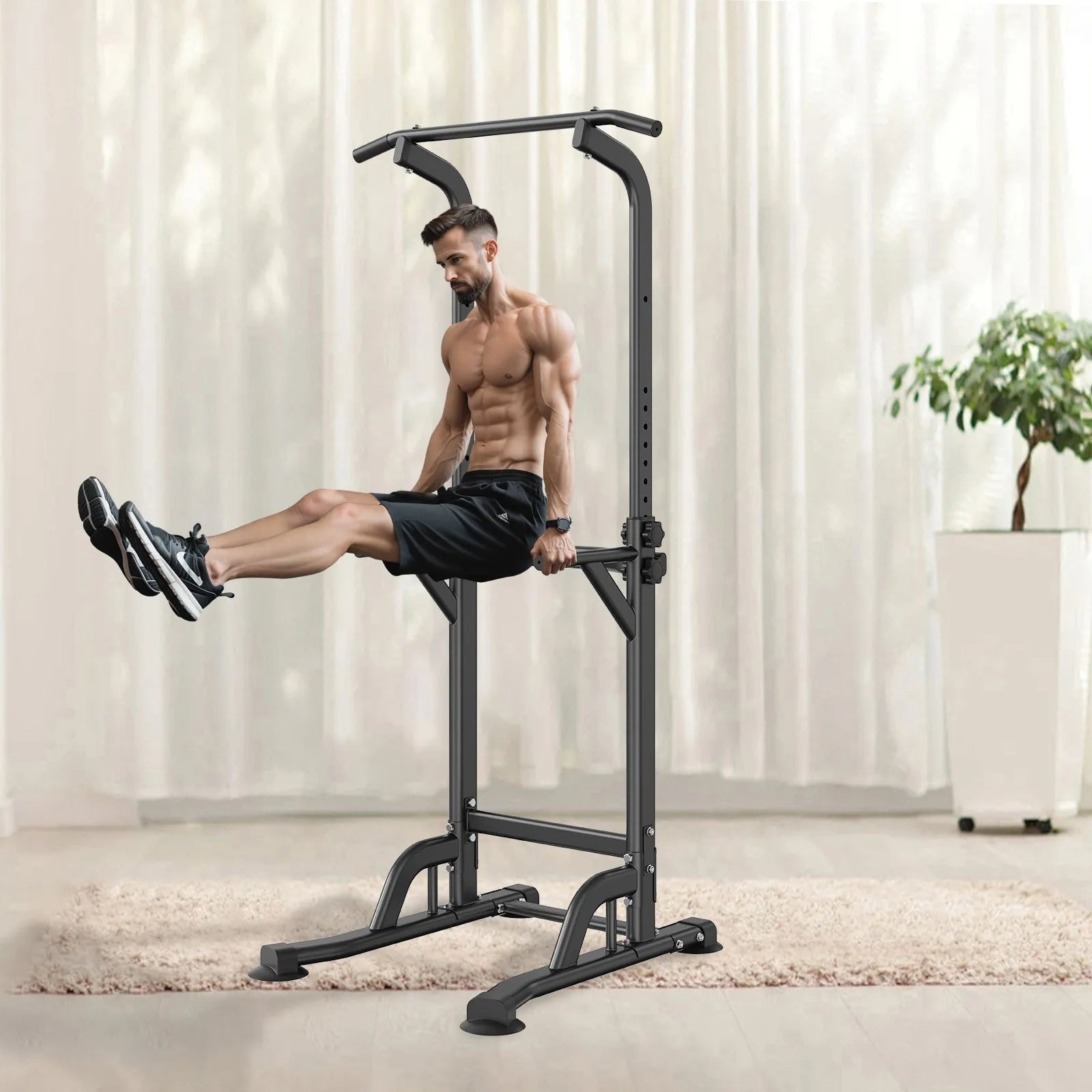 Adjustable Chin Up Pull Up Chin Up Station Workout