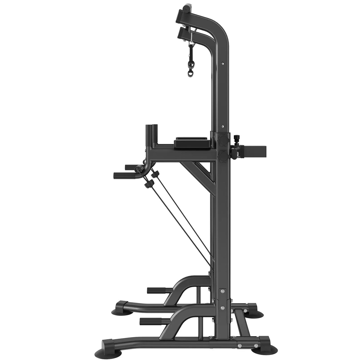 Adjustable Chin Up Pull Up Power Tower Station Workout